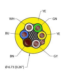 Turck YEL,TPU,6X18,S-DF,AWM YEL,TPU,6X18,S-DF,AWM Turck - YEL,TPU,6X18,S-DF,AWM General Purpose Cable, Reelfast™ Bulk Cable Turck YEL,TPU,6X18,S-DF,AWM YEL,TPU,6X18,S-DF,AWM Turck - YEL,TPU,6X18,S-DF,AWM General Purpose Cable, Reelfast™ Bulk Cable