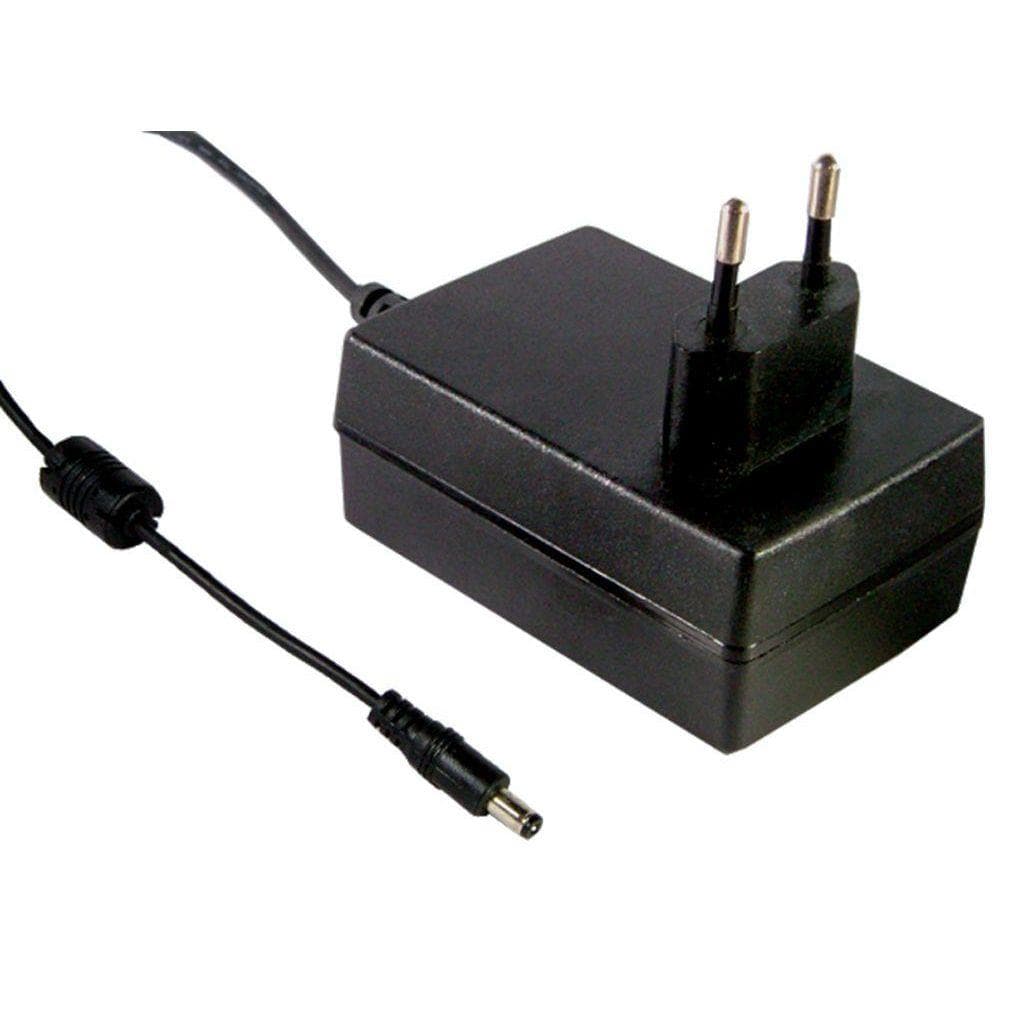 MEAN WELL GSC18E-700 AC-DC Single output wall mount LED power supply (CC) with PFC; Output 26Vdc at 0.7A; 2 pole AC Euro plug; GSC18E-700 is succeeded by IDLC-25-700. MEAN WELL GSC18E-700 AC-DC Single output wall mount LED power supply (CC) with PFC; Output 26Vdc at 0.7A; 2 pole AC Euro plug; GSC18E-700 is succeeded by IDLC-25-700.