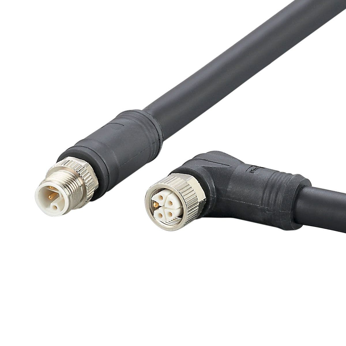 ifm Electronic E12663 Connection cable, System: gold-plated contacts, Design: Power cable, L-coded ifm Electronic E12663 Connection cable, System: gold-plated contacts, Design: Power cable, L-coded