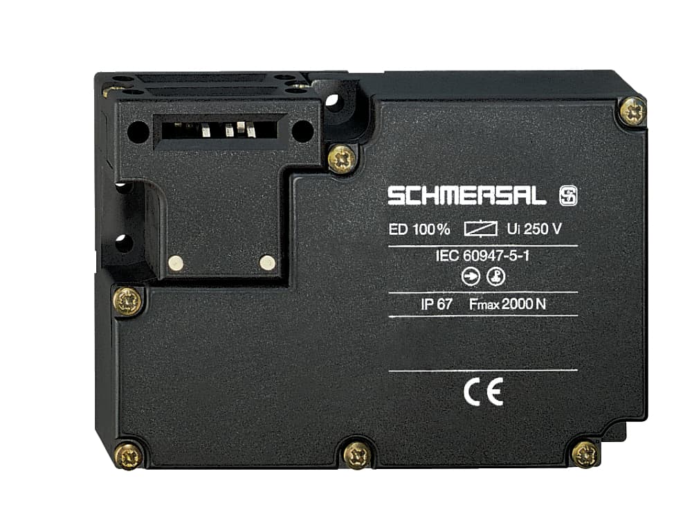 Schmersal AZM 161SK-12/03RKA-024 Solenoid interlocks; Large wiring compartment; Manual release; cable entries 4 M 16 x 1.5; Thermoplastic enclosure; Double-insulated; Interlock with protection against incorrect locking.; 130 mm x 90 mm x 30 mm; 6 Contacts; Long life Schmersal AZM 161SK-12/03RKA-024 Solenoid interlocks; Large wiring compartment; Manual release; cable entries 4 M 16 x 1.5; Thermoplastic enclosure; Double-insulated; Interlock with protection against incorrect locking.; 130 mm x 90 mm x 30 mm; 6 Contacts; Long life