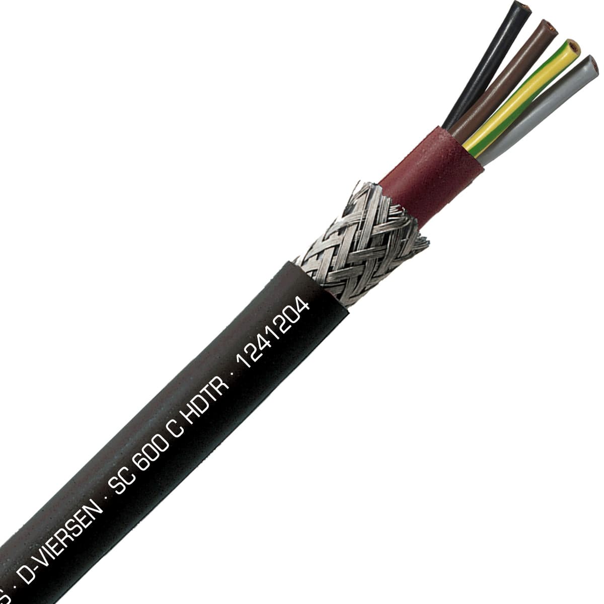 SAB 1241204 SC 600 C HDTR - 12 AWG/4c, shielded halogen free high temperature silicone cable, UL, CSA, CE, RoHS SAB 1241204 SC 600 C HDTR - 12 AWG/4c, shielded halogen free high temperature silicone cable, UL, CSA, CE, RoHS
