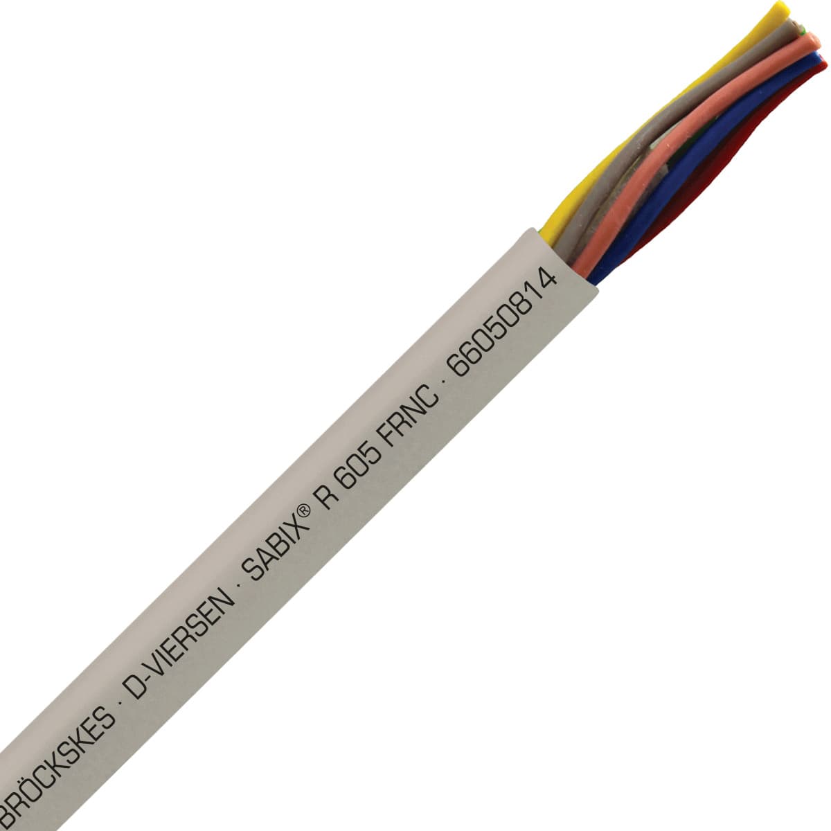 SAB 66050814 SABIX R 605 FRNC - 26 AWG/8c, halogen-free flame retardant rail data cable, CE, RoHS SAB 66050814 SABIX R 605 FRNC - 26 AWG/8c, halogen-free flame retardant rail data cable, CE, RoHS