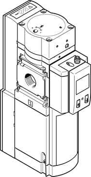 Festo 562580 soft-start/quick exhaust valve MS6-SV-1/2-E-10V24-AD1 Pressure sensor with indicator, PNP, M8, 3-pin Series: MS, Size: 6, Grid dimension: 62 mm, Safety function: (* Exhausting, * Prevention of unexpected start-up (pressurisation)), Safety Integrity Level Festo 562580 soft-start/quick exhaust valve MS6-SV-1/2-E-10V24-AD1 Pressure sensor with indicator, PNP, M8, 3-pin Series: MS, Size: 6, Grid dimension: 62 mm, Safety function: (* Exhausting, * Prevention of unexpected start-up (pressurisation)), Safety Integrity Level