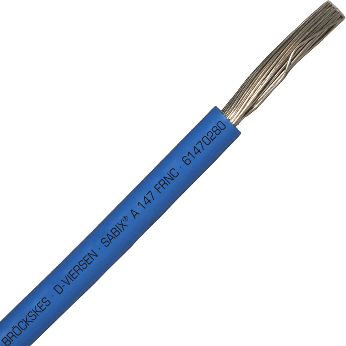 SAB 61470280 SABIX A 147 FRNC - 16 AWG/1c, flame retardant halogen-free 600V blue hook-up wire, UL, CE, RoHS SAB 61470280 SABIX A 147 FRNC - 16 AWG/1c, flame retardant halogen-free 600V blue hook-up wire, UL, CE, RoHS