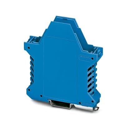 Phoenix Contact 2908362 DIN rail housing, Lower housing part with metal foot catch, tall design, with vents, width: 22.6 mm, height: 99 mm, depth: 107.3 mm, color: blue (5015), cross connection: without bus connector, number of positions cross connector: not relevant Phoenix Contact 2908362 DIN rail housing, Lower housing part with metal foot catch, tall design, with vents, width: 22.6 mm, height: 99 mm, depth: 107.3 mm, color: blue (5015), cross connection: without bus connector, number of positions cross connector: not relevant