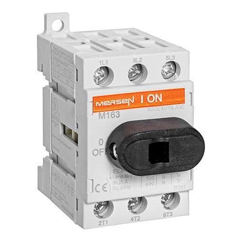 Mersen M403 M403 Mersen UL508 Switch 600VAC Non-Fused 40A 3-Pole Direct Screw Mount Mersen M403 M403 Mersen UL508 Switch 600VAC Non-Fused 40A 3-Pole Direct Screw Mount