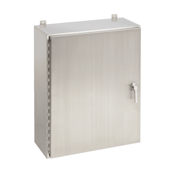 Hoffman A30H3008SS6LP3PT Wallmount, 3 Point Latch, Type 4X, 30x30x8, SS 316 Hoffman A30H3008SS6LP3PT Wallmount, 3 Point Latch, Type 4X, 30x30x8, SS 316