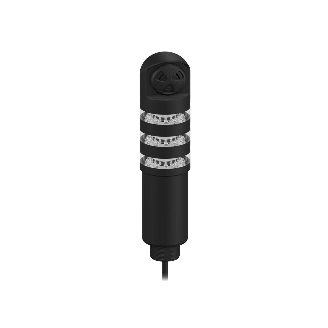 Banner TL50BLZGYRALS3 Beacon Tower Light: 3-Color Sealed Pulsed Audible Indicator; Voltage: 100-240 V ac; Environmental Rating: IP67; Colors: Green Yellow Red; 2 m (6.5 ft) Integral Cable Banner TL50BLZGYRALS3 Beacon Tower Light: 3-Color Sealed Pulsed Audible Indicator; Voltage: 100-240 V ac; Environmental Rating: IP67; Colors: Green Yellow Red; 2 m (6.5 ft) Integral Cable