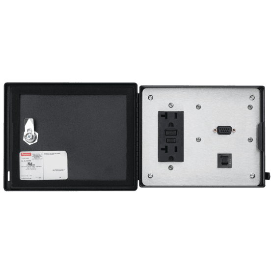 Hoffman HDP5PB InterSafe Data Interface Port for Profibus, Duplex, Black, Steel Hoffman HDP5PB InterSafe Data Interface Port for Profibus, Duplex, Black, Steel