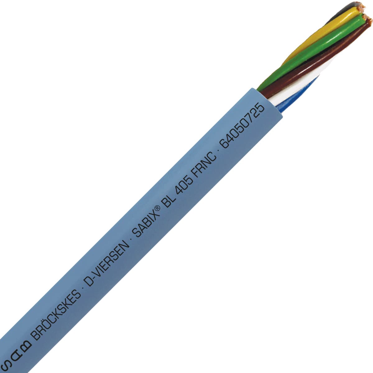 SAB 64050725 SABIX BL 405 FRNC - 24 AWG/7c, halogen-free flame retardant flexible data cable, DNV-GL, CE, RoHS SAB 64050725 SABIX BL 405 FRNC - 24 AWG/7c, halogen-free flame retardant flexible data cable, DNV-GL, CE, RoHS