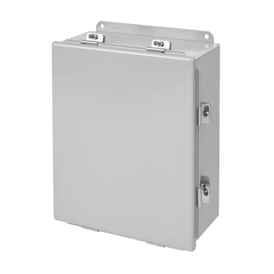 Hoffman A14128CHNF Continuous Hinge with Clamps, Type 4, 14.00x12.00x8.00, Gray, Mild Steel Hoffman A14128CHNF Continuous Hinge with Clamps, Type 4, 14.00x12.00x8.00, Gray, Mild Steel