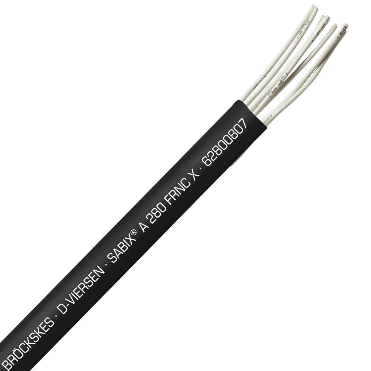 SAB 62800807 SABIX A 280 FRNC X - 19 AWG/8c, halogen-free flame retardant wiring/control cable, CE, RoHS SAB 62800807 SABIX A 280 FRNC X - 19 AWG/8c, halogen-free flame retardant wiring/control cable, CE, RoHS