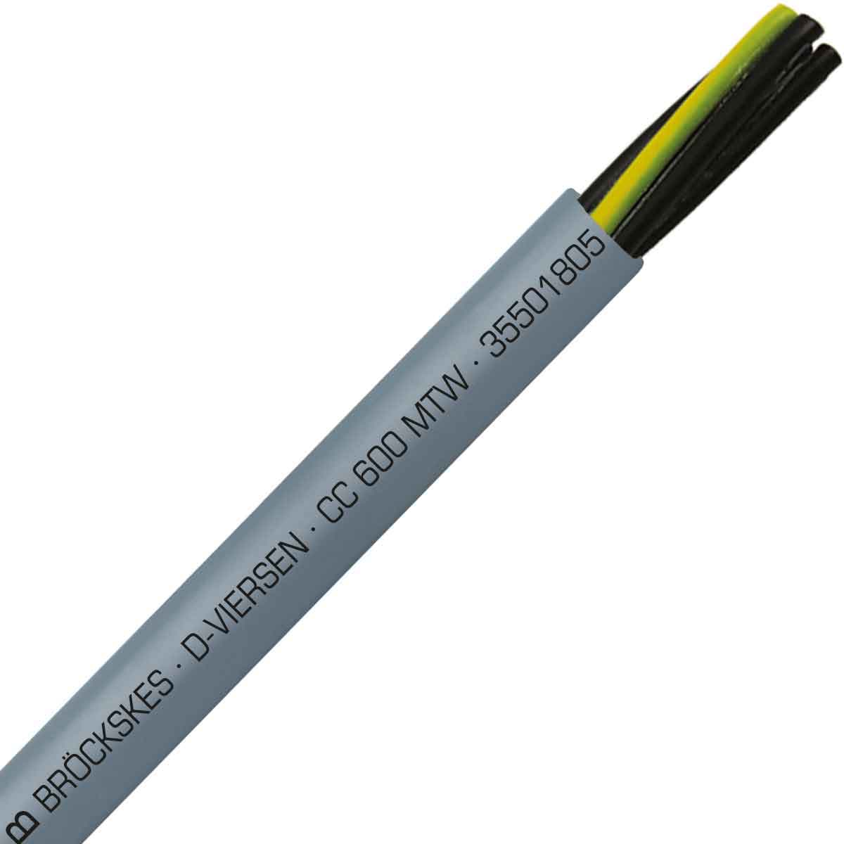 SAB 35501805 CC 600 MTW - 18 AWG/5c, oil resistant PVC flexible control cable, UL, CSA, CE, RoHS SAB 35501805 CC 600 MTW - 18 AWG/5c, oil resistant PVC flexible control cable, UL, CSA, CE, RoHS