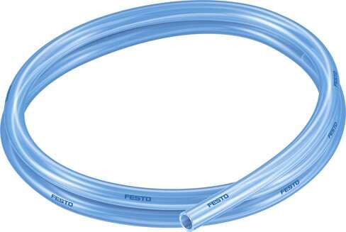 Festo 8048701 plastic tubing PUN-H-10X1,5-TBL Approved for use in food processing (hydrolysis resistant) Outside diameter: 10 mm, Bending radius relevant for flow rate: 52 mm, Inside diameter: 7 mm, Min. bending radius: 28 mm, Tubing characteristics: Suitable for energ Festo 8048701 plastic tubing PUN-H-10X1,5-TBL Approved for use in food processing (hydrolysis resistant) Outside diameter: 10 mm, Bending radius relevant for flow rate: 52 mm, Inside diameter: 7 mm, Min. bending radius: 28 mm, Tubing characteristics: Suitable for energ