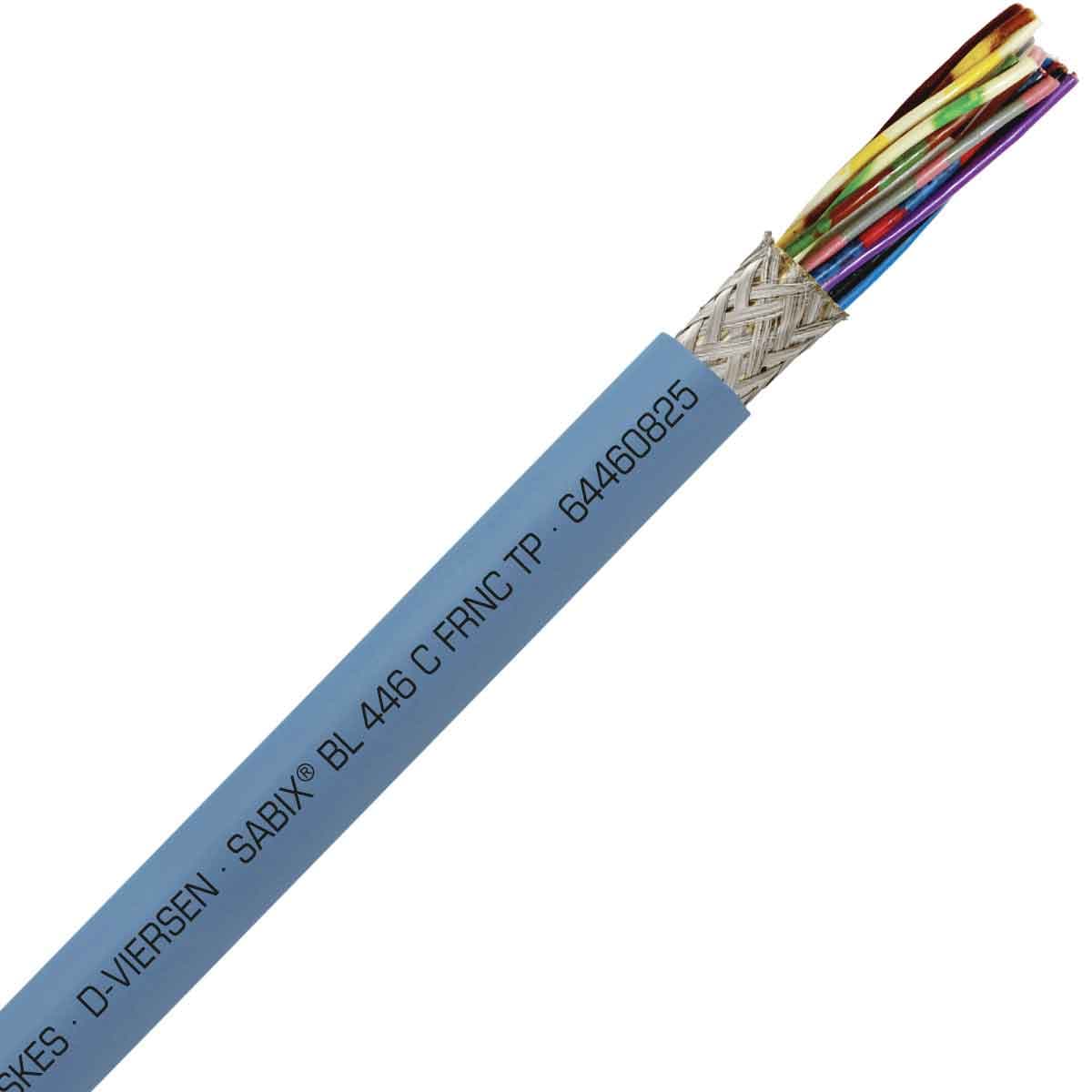 SAB 64460825 SABIX BL 446 C FRNC TP - 24 AWG/8pr, shielded halogen-free flame retardant paired flexible data cable for shipboard, DNV-GL, CE, RoHS SAB 64460825 SABIX BL 446 C FRNC TP - 24 AWG/8pr, shielded halogen-free flame retardant paired flexible data cable for shipboard, DNV-GL, CE, RoHS