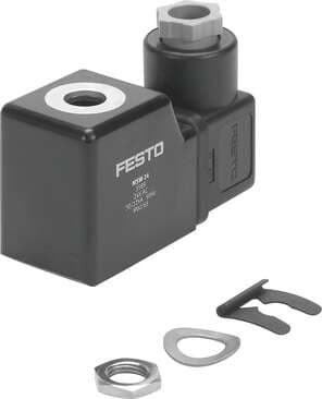 Festo 3592 solenoid coil MSW-230AC With pin connections for plug sockets per DIN EN 175301 CE mark (see declaration of conformity): to EU directive low-voltage devices, Materials note: Conforms to RoHS Festo 3592 solenoid coil MSW-230AC With pin connections for plug sockets per DIN EN 175301 CE mark (see declaration of conformity): to EU directive low-voltage devices, Materials note: Conforms to RoHS
