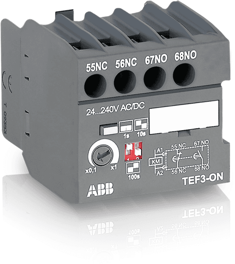 ABB Control TEF3-ON TEF3-ON ABB Control - TEF3-ON Frontal Electronic Timer ABB Control TEF3-ON TEF3-ON ABB Control - TEF3-ON Frontal Electronic Timer