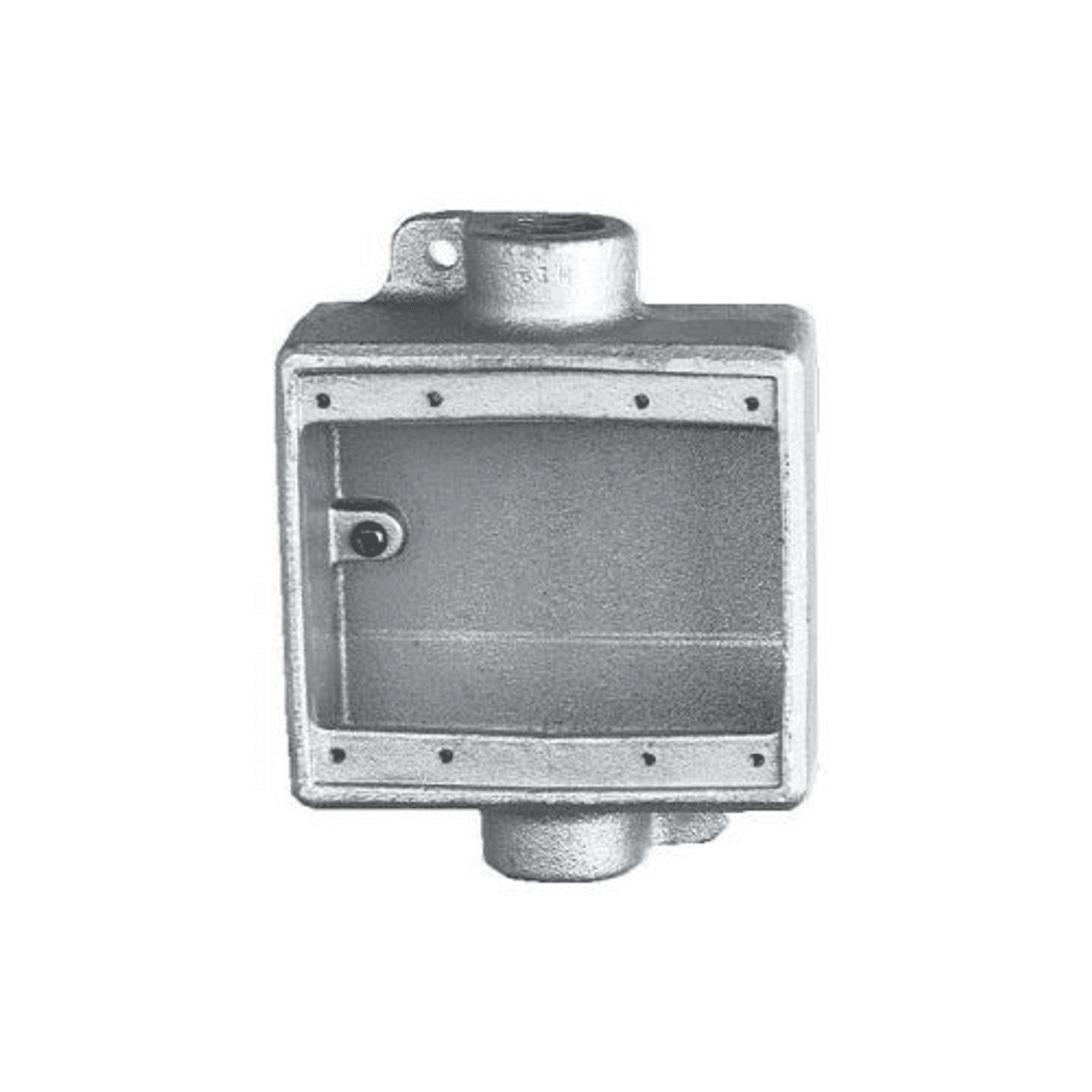 Crouse Hinds FSC12 Multigang device box, FSC/FDC two-gang, 1/2" hub, cast iron, for threaded rigid and IMC conduit Crouse Hinds FSC12 Multigang device box, FSC/FDC two-gang, 1/2" hub, cast iron, for threaded rigid and IMC conduit