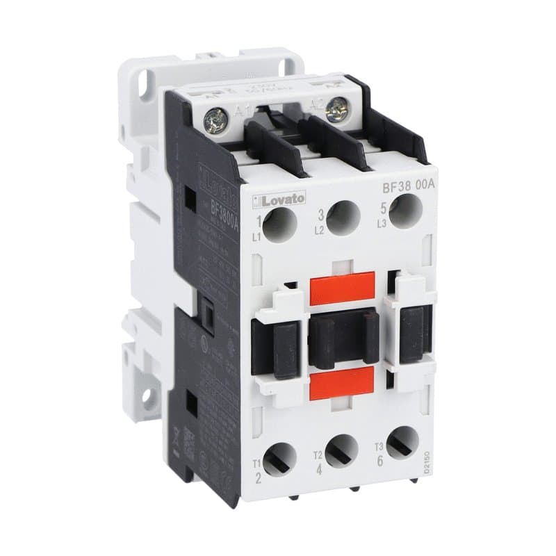 Lovato Electric BF3800A024 BF3800A024 Lovato - Three-pole contactor, IEC operating current Ie (AC3) = 38A, AC coil 50/60Hz, 24VAC Lovato Electric BF3800A024 BF3800A024 Lovato - Three-pole contactor, IEC operating current Ie (AC3) = 38A, AC coil 50/60Hz, 24VAC