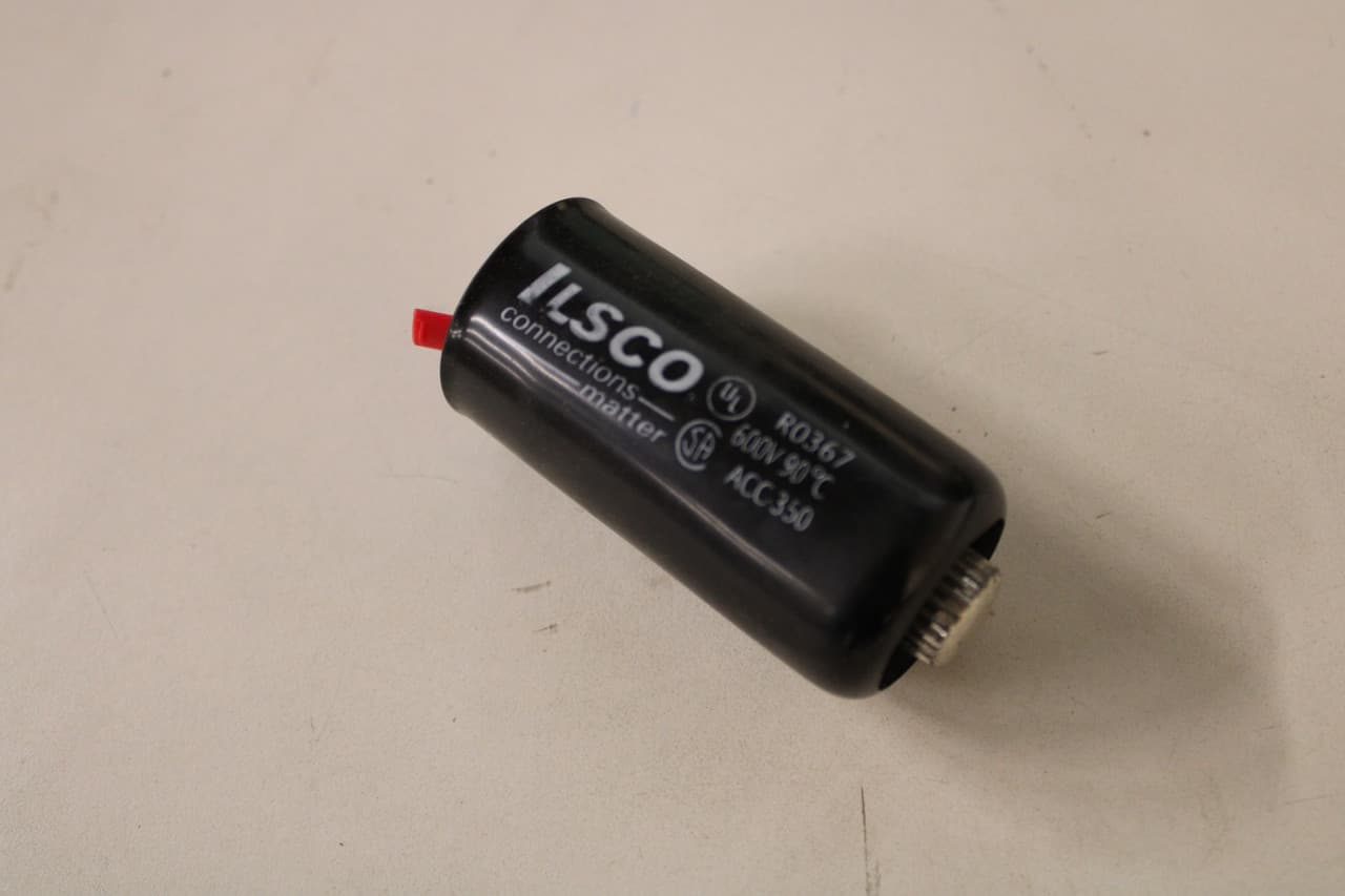 Ilsco ACM-350 600 V, 37/64" x 1-11/32" Pin, 2-1/4" L Cover, 2-3/4" L, 350 KCMIL Stranded, Silver, Tin Plated Aluminum Alloy, Standard Barrel Ilsco ACM-350 600 V, 37/64" x 1-11/32" Pin, 2-1/4" L Cover, 2-3/4" L, 350 KCMIL Stranded, Silver, Tin Plated Aluminum Alloy, Standard Barrel