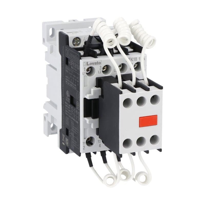Lovato Electric BFK1810A02460 BFK1810A02460 Lovato - Contactor for power factor correction with AC control circuit, including limiting resistors, maximum IEC operational power 400V = 15kvar, coil 24VAC 60Hz Lovato Electric BFK1810A02460 BFK1810A02460 Lovato - Contactor for power factor correction with AC control circuit, including limiting resistors, maximum IEC operational power 400V = 15kvar, coil 24VAC 60Hz