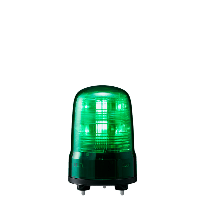 Patlite SF08-M2JN-G 80mm, Multi-Function Signal Beacon, 100-240V AC, 3-Screw Mount with Cable, No Buzzer, Green Patlite SF08-M2JN-G 80mm, Multi-Function Signal Beacon, 100-240V AC, 3-Screw Mount with Cable, No Buzzer, Green