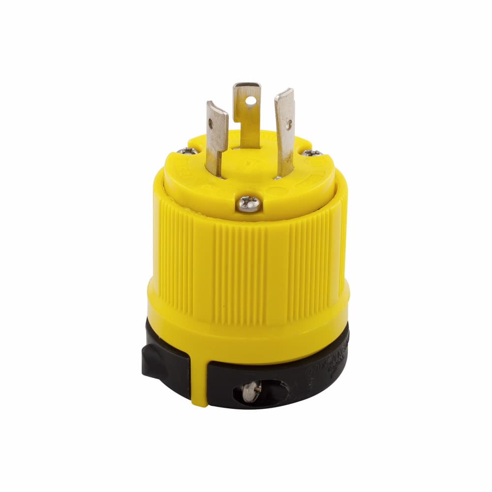 Eaton CRL520P CRL520P Eaton - Eaton corrosion resistant locking plug, #14-10 AWG, 20A, Industrial, 125V, Back wiring, Yellow, Safety grip, Corrosion resistant, L5-20, Two-pole, Three-wire, Thermoplastic, 0.38 to 1 in Eaton CRL520P CRL520P Eaton - Eaton corrosion resistant locking plug, #14-10 AWG, 20A, Industrial, 125V, Back wiring, Yellow, Safety grip, Corrosion resistant, L5-20, Two-pole, Three-wire, Thermoplastic, 0.38 to 1 in
