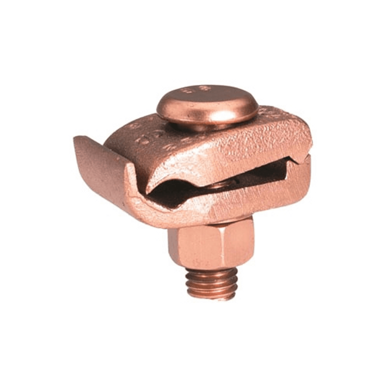 Burndy GB29T4 2/0 AWG Solid to 250 KCMIL, 1/4 to 1/2" Thick Bar, 1/2" Stud, Cast Copper Alloy Body, Durium Bolt/Nut/Lockwasher Burndy GB29T4 2/0 AWG Solid to 250 KCMIL, 1/4 to 1/2" Thick Bar, 1/2" Stud, Cast Copper Alloy Body, Durium Bolt/Nut/Lockwasher