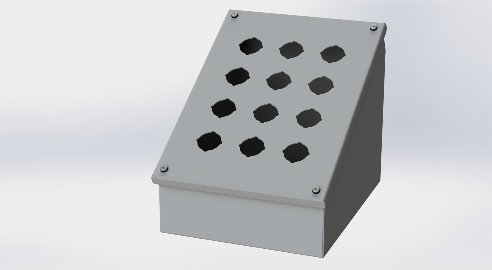 Saginaw Control SCE-12SPBA PBA Enclosure, Height:11.75", Width:8.50", Depth:9.00", ANSI-61 gray powder coating inside and out. Saginaw Control SCE-12SPBA PBA Enclosure, Height:11.75", Width:8.50", Depth:9.00", ANSI-61 gray powder coating inside and out.
