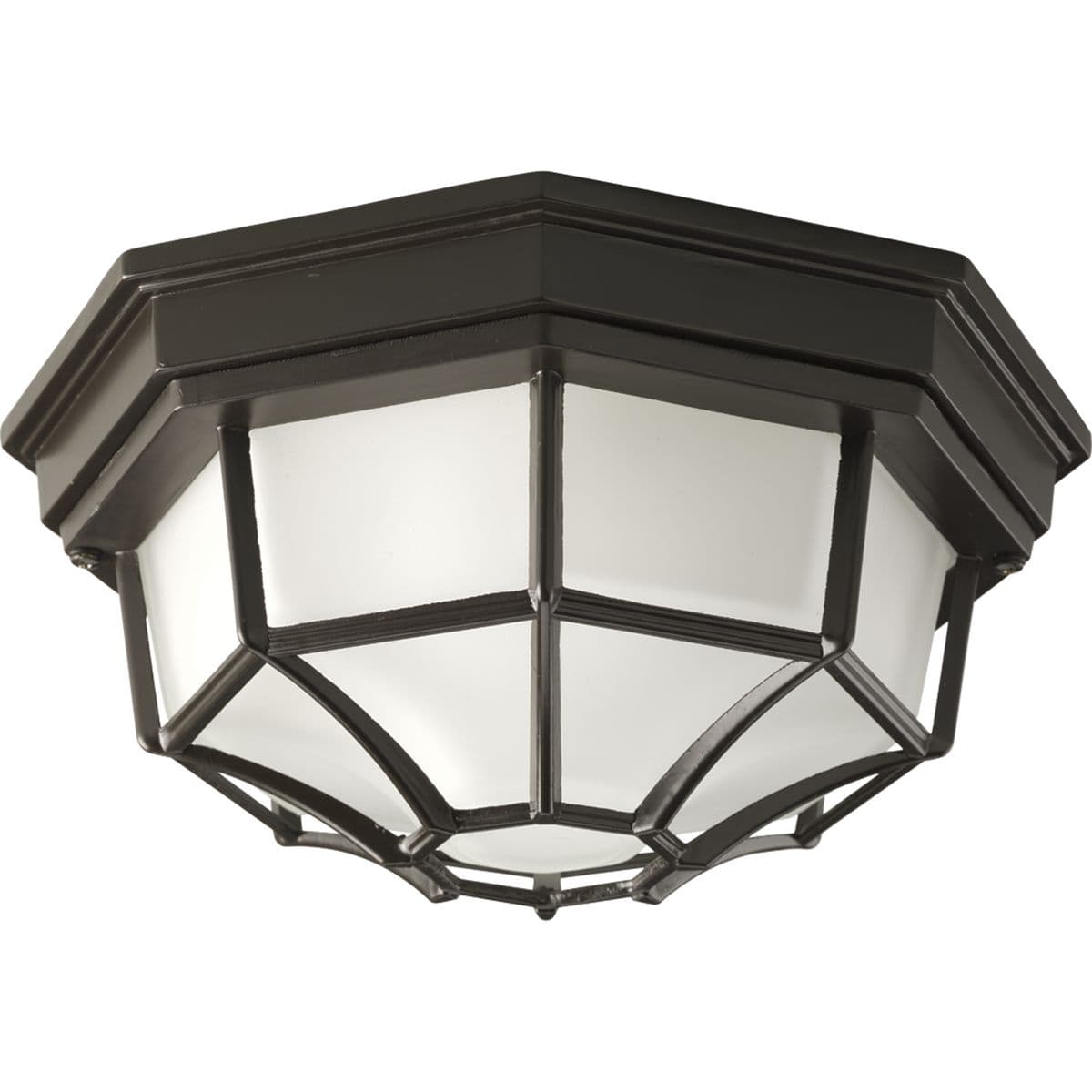 Hubbell HS71011-125 Light up your home's exterior with this handsome, two-light flushmount. An etched octagonal glass shade is surrounded by a robust Bronze die-cast aluminum frame, making it a great choice for outdoor use. ; Bronze finish ; Etched octagonal glass ; Fits st Hubbell HS71011-125 Light up your home's exterior with this handsome, two-light flushmount. An etched octagonal glass shade is surrounded by a robust Bronze die-cast aluminum frame, making it a great choice for outdoor use. ; Bronze finish ; Etched octagonal glass ; Fits st