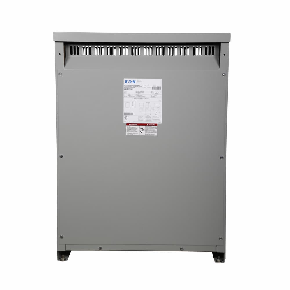 Eaton V60G28E09ZZ V60G28E09ZZ Eaton - Dry type distribution ventilated transformer, DT-3C, Three-phase, Primary voltage: 600V, Taps: 2 at -5% FCBN, Secondary voltage: 208Y/120V, 150°C, 9 kVA, Aluminum windings, CT15C303, 284J, Electrostatically shielded, 60 Hz, C-C Eaton V60G28E09ZZ V60G28E09ZZ Eaton - Dry type distribution ventilated transformer, DT-3C, Three-phase, Primary voltage: 600V, Taps: 2 at -5% FCBN, Secondary voltage: 208Y/120V, 150°C, 9 kVA, Aluminum windings, CT15C303, 284J, Electrostatically shielded, 60 Hz, C-C