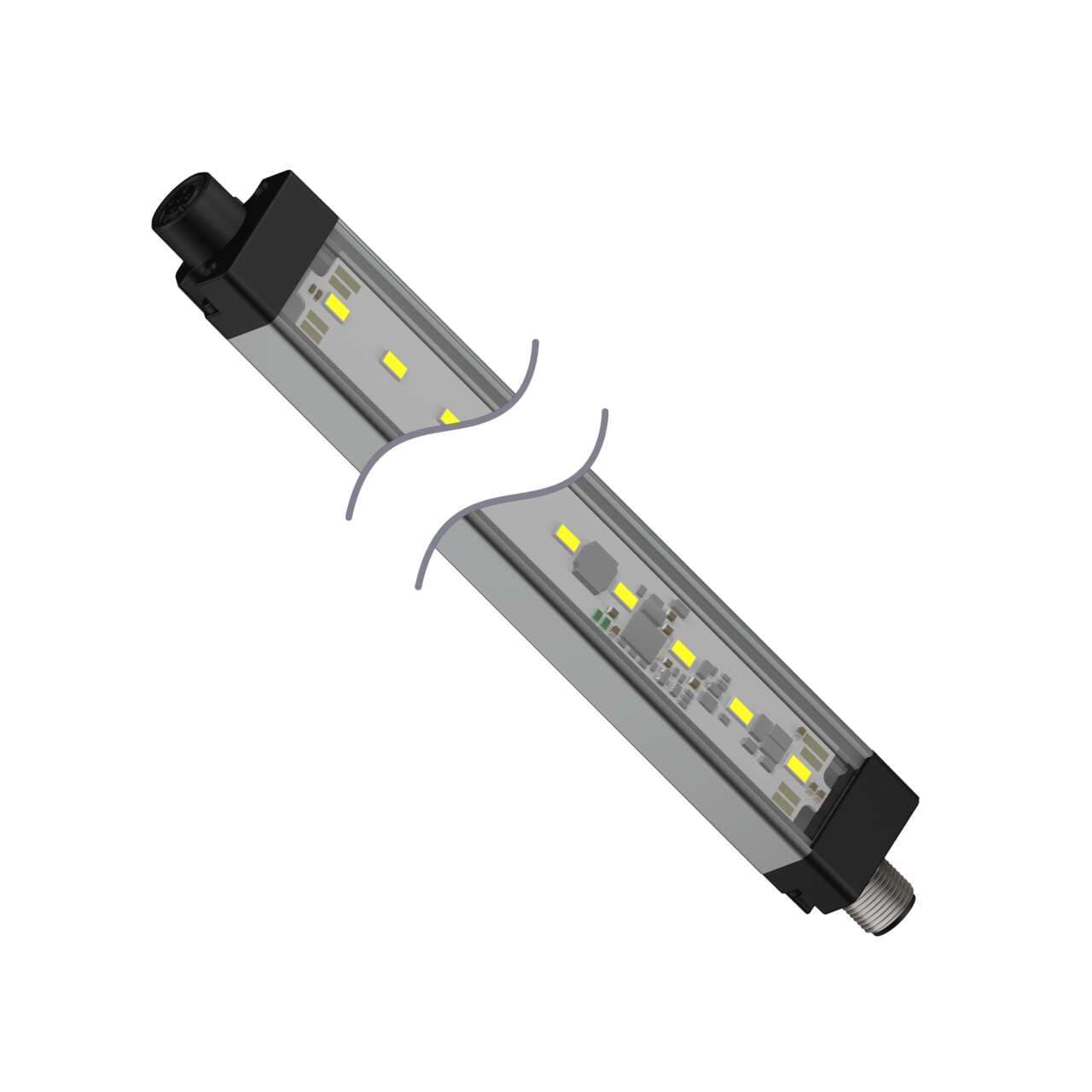 Banner WLS28-2CWGRYB5-0285X24Q WLS28-2 Multicolor Light Strip; Length: 285 mm; Voltage: 24 V dc; Environmental Rating: IP50; Colors: White Green Red Yellow Blue; Cascadable; 4-pin M12 Integral QD Banner WLS28-2CWGRYB5-0285X24Q WLS28-2 Multicolor Light Strip; Length: 285 mm; Voltage: 24 V dc; Environmental Rating: IP50; Colors: White Green Red Yellow Blue; Cascadable; 4-pin M12 Integral QD