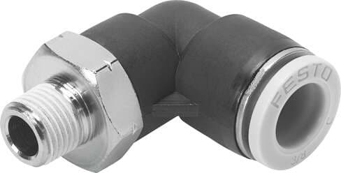 Festo 533300 push-in L-fitting QBL-3/8-3/8-U 360° orientable, male thread with external hexagon. Size: Standard, Nominal size: 0,315 ", Type of seal on screw-in stud: coating, Assembly position: Any, Design structure: Push/pull principle Festo 533300 push-in L-fitting QBL-3/8-3/8-U 360° orientable, male thread with external hexagon. Size: Standard, Nominal size: 0,315 ", Type of seal on screw-in stud: coating, Assembly position: Any, Design structure: Push/pull principle
