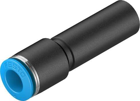 Festo 130624 push-in connector QS-12H-8 with push-in sleeve. Size: Standard, Nominal size: 5,4 mm, Assembly position: Any, Container size: 10, Design structure: Push/pull principle Festo 130624 push-in connector QS-12H-8 with push-in sleeve. Size: Standard, Nominal size: 5,4 mm, Assembly position: Any, Container size: 10, Design structure: Push/pull principle