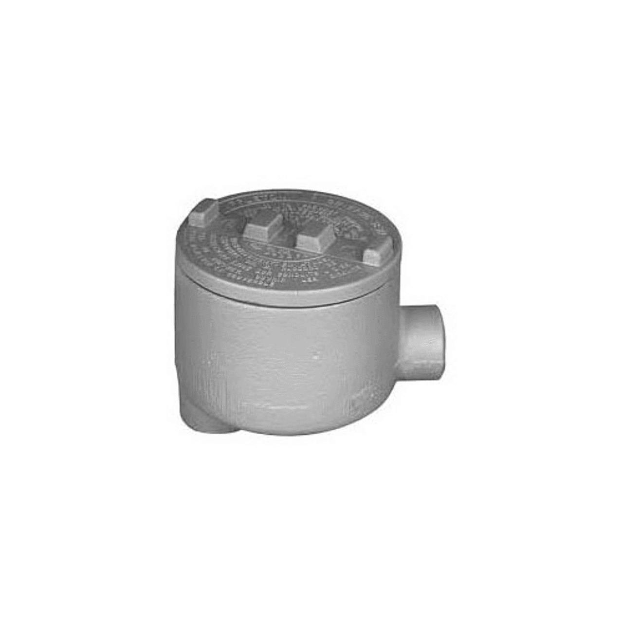 Appleton GRLB75-A 3/4" GRLB Hub, 18 Cu Inch, Epoxy Powder Coated, Copper-Free Aluminum, LB-Type Appleton GRLB75-A 3/4" GRLB Hub, 18 Cu Inch, Epoxy Powder Coated, Copper-Free Aluminum, LB-Type