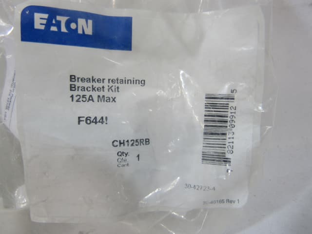 CH125RB Part Image. Manufactured by Eaton.
