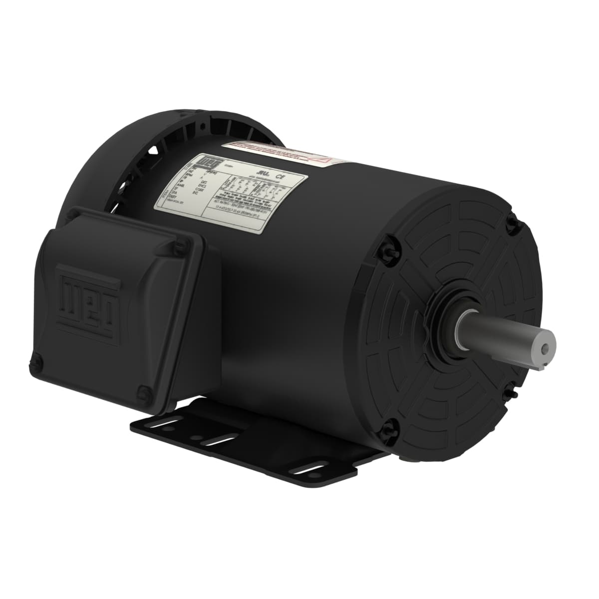 WEG 00158ET3E145T-S Rolled Steel NEMA Premium Efficiency 1.5 HP 4P 143/5T 3Ph 230/460//190-220/380-415 V 60 Hz IC411 - TEFC - Foot-mounted WEG 00158ET3E145T-S Rolled Steel NEMA Premium Efficiency 1.5 HP 4P 143/5T 3Ph 230/460//190-220/380-415 V 60 Hz IC411 - TEFC - Foot-mounted