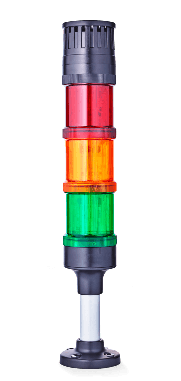 Auer Signal ECO60-Q31 ECO60-Q31, Signal Tower ECOmodul60, 24V AC/DC, preconfigured:YDE Piezo Buzzer cont. or pulsing tone, YDC LED steady light red, YDC LED steady light amber, YDC LED steady light green, YMR Pole mount base, 100 mm, aluminium tube with plastic foot Auer Signal ECO60-Q31 ECO60-Q31, Signal Tower ECOmodul60, 24V AC/DC, preconfigured:YDE Piezo Buzzer cont. or pulsing tone, YDC LED steady light red, YDC LED steady light amber, YDC LED steady light green, YMR Pole mount base, 100 mm, aluminium tube with plastic foot