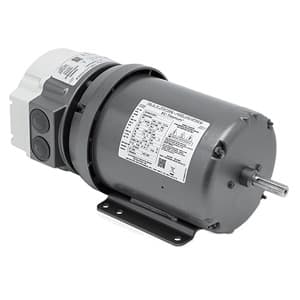 Baldor Electric Company ECS101A4H1DF4 General Purpose AC Motor; 1HP Power; 460VAC at 50/60HZ Voltage; 3 Phase; Axial Mount Drive; 140 NEMA Frame; 1800RPM Base Speed; Foot Mounted; Roller Steel Frame; Plenum Use Baldor Electric Company ECS101A4H1DF4 General Purpose AC Motor; 1HP Power; 460VAC at 50/60HZ Voltage; 3 Phase; Axial Mount Drive; 140 NEMA Frame; 1800RPM Base Speed; Foot Mounted; Roller Steel Frame; Plenum Use
