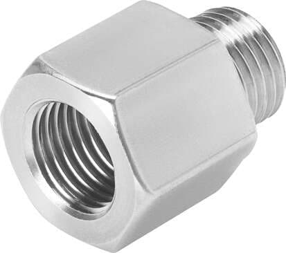Festo 9626 adapter AD-3/8NPT-G3/8-I Female thread one one side, male thread on the other. Nominal size: 11,5 mm, Operating pressure complete temperature range: -0,95 - 10 bar, Corrosion resistance classification CRC: 1 - Low corrosion stress, Ambient temperature: -1 Festo 9626 adapter AD-3/8NPT-G3/8-I Female thread one one side, male thread on the other. Nominal size: 11,5 mm, Operating pressure complete temperature range: -0,95 - 10 bar, Corrosion resistance classification CRC: 1 - Low corrosion stress, Ambient temperature: -1